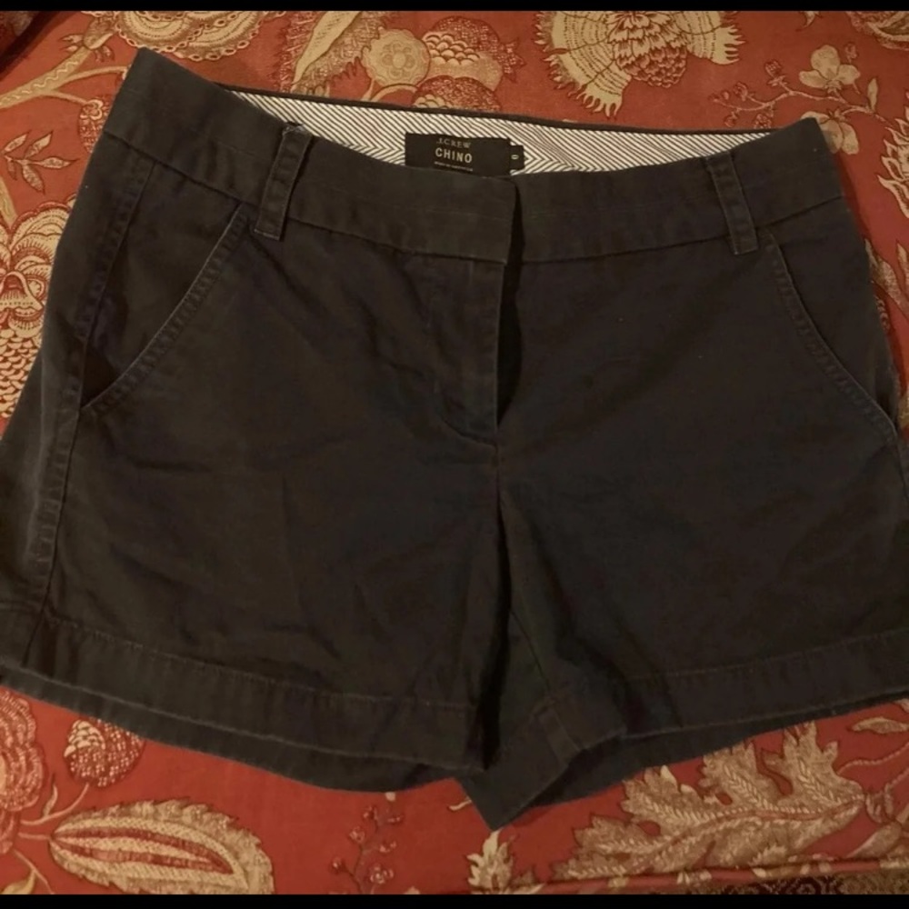Jcrew chino shorts - navy, size 0